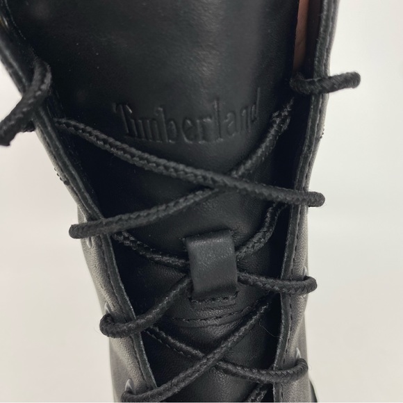 Timberland Women's Tillston 6 Inch Black Full Grain Leather Boot A2B56 SZ 7.5 - Picture 6 of 16